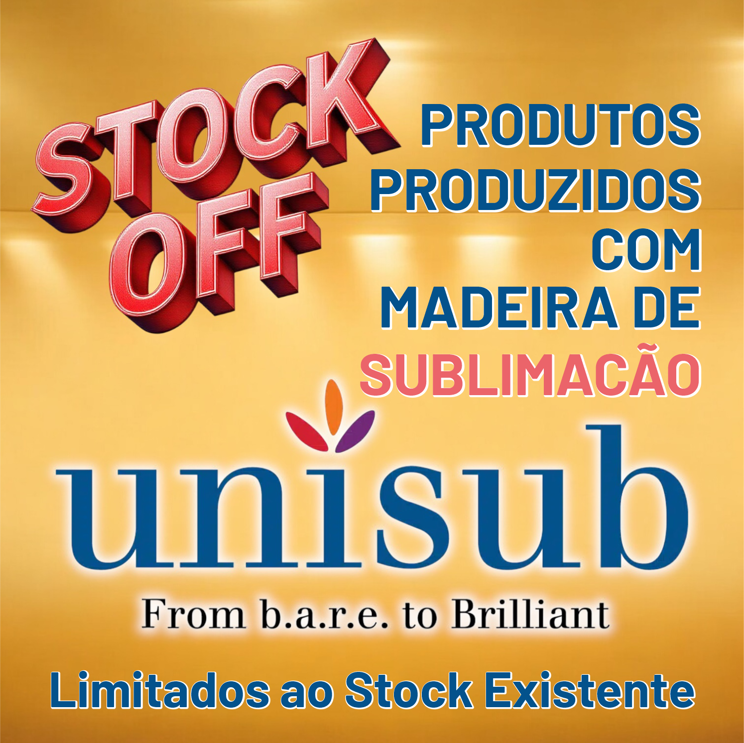 STOCK OFF PRODUTOS COM MADEIRA UNISUB