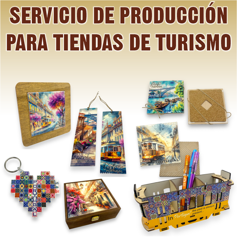 SERVICIO DE PRODUCCIÓN PARA TIENDAS DE TURISMO