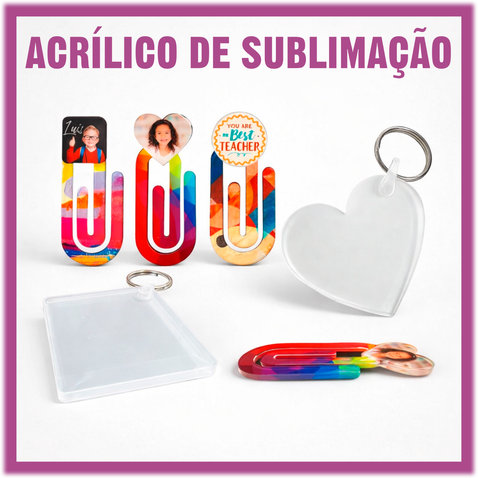 ACRILICO DE SUBLIMAÇÃO