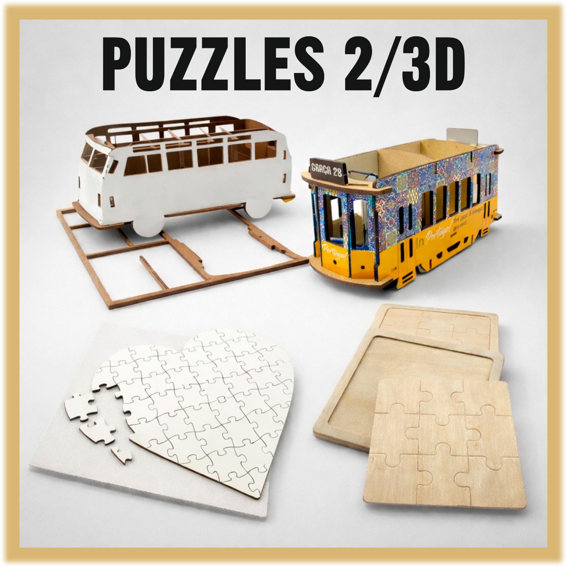 SUBLIMAÇÃO - PUZZLES