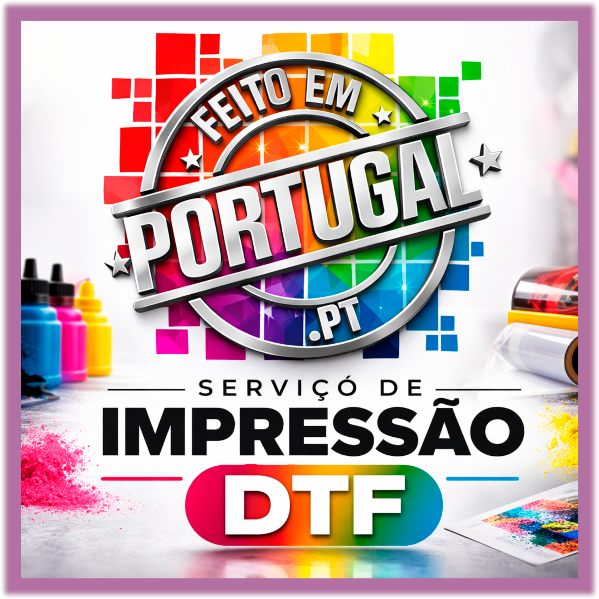 IMPRESSÃO DE DTF TEXTIL