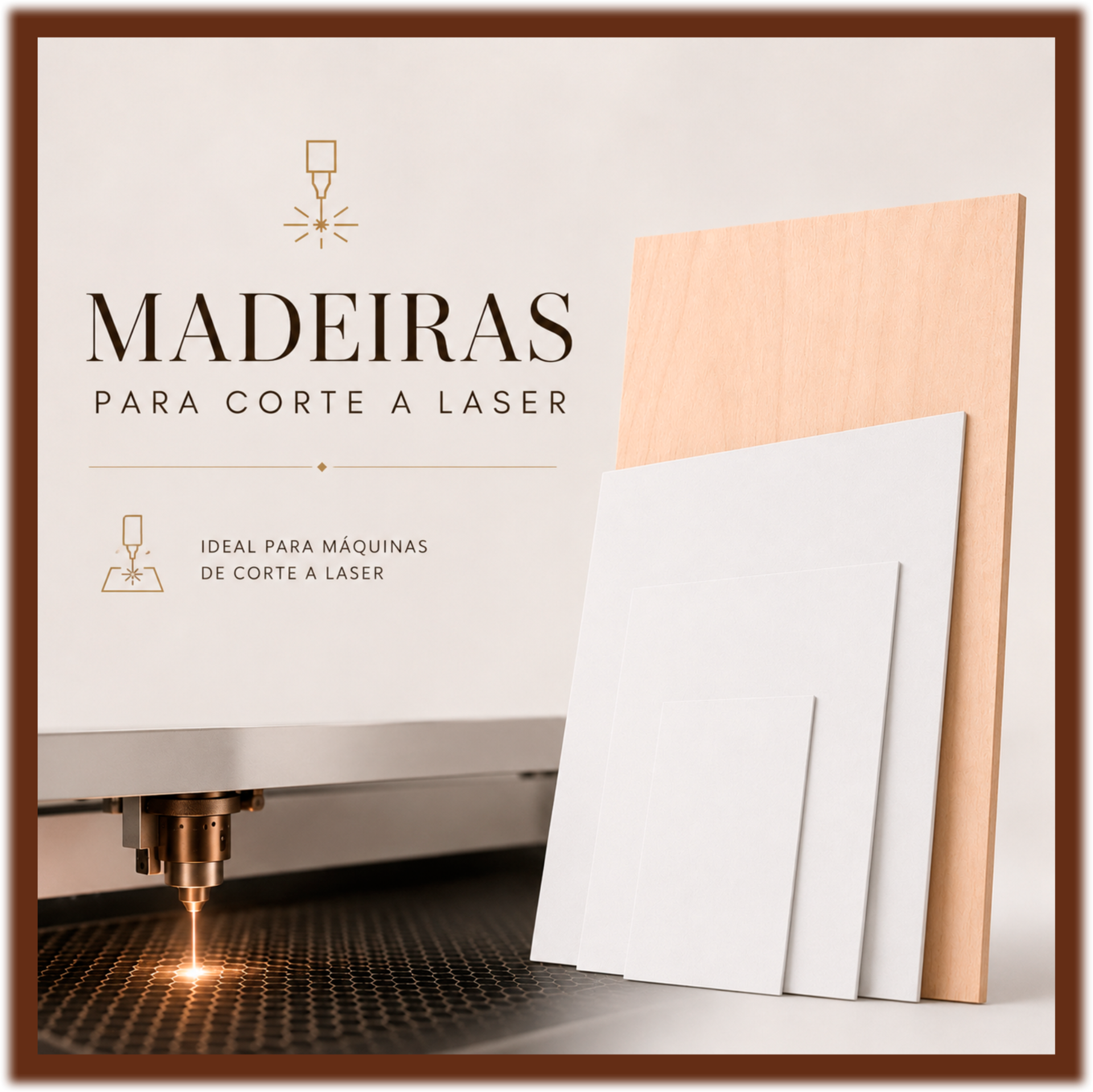 MADEIRAS PARA CORTE A LASER